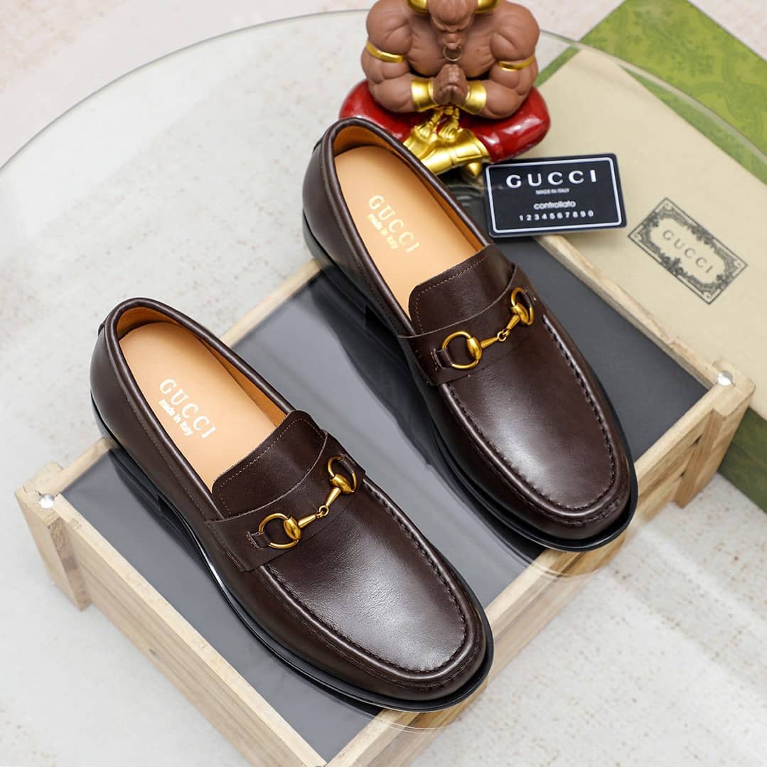 Gucci Horsebit Loafers Brown